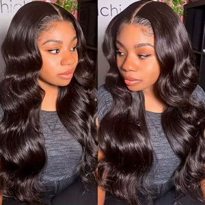 24 inch lace closure human hair wig | virgin brazilian body wave, 250% density