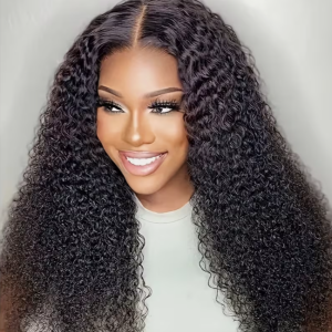 hd glueless wigs human hair pre plucked pre cut 4x4, hairline curly wig human hair, wear and go curly wave lace front