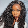 lily curl brazilian human hair lace front wig – 200% density glueless wig